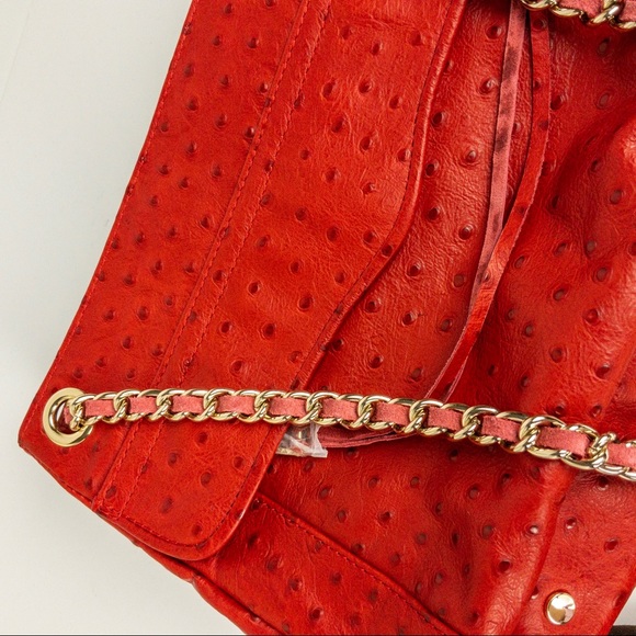 Rebecca Minkoff Shoulder Bag Leather Red - Picture 5 of 6